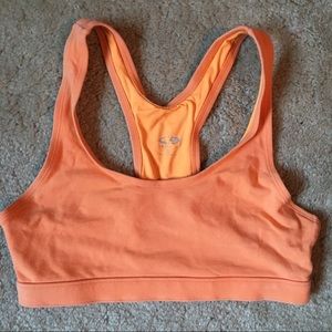 Target orange racerback sports bra. SZ S